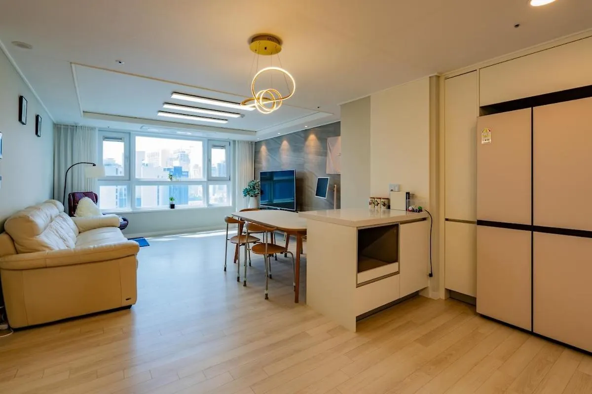New Apt 34Py 3Min To Haeundae Beach Lg Stanbyme & Styler Netflix & Sky Capsule contacts